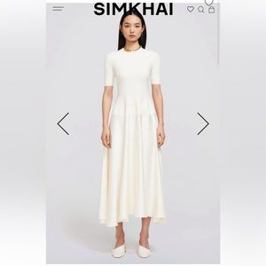 Marionne Dress - NATURAL WHITE / S | Jonathan Simkhai